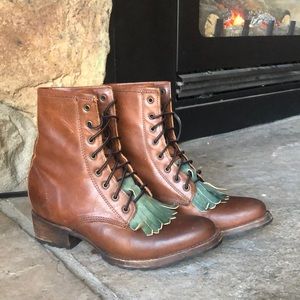 Steve Madden Freebird Combat Boots LIKE NEW